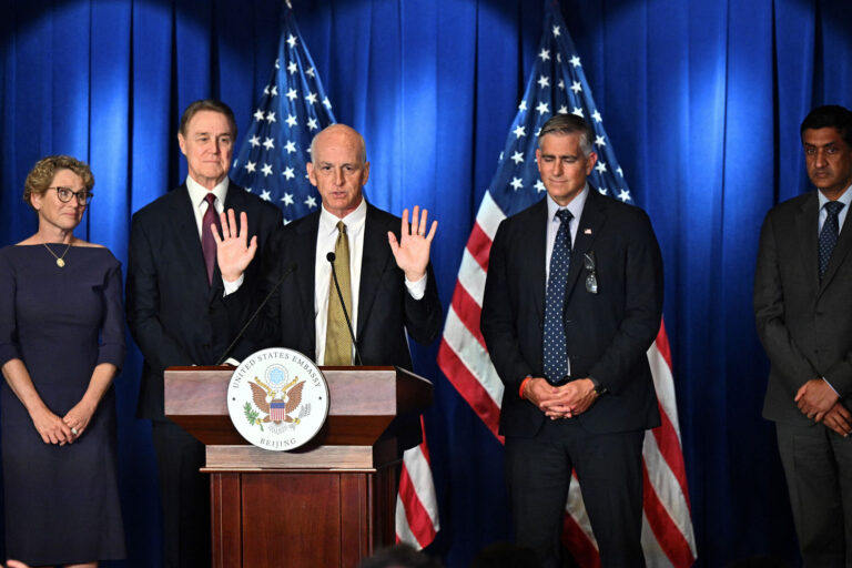 In rare visit to China, U.S. lawmakers urge better communication amid tensions