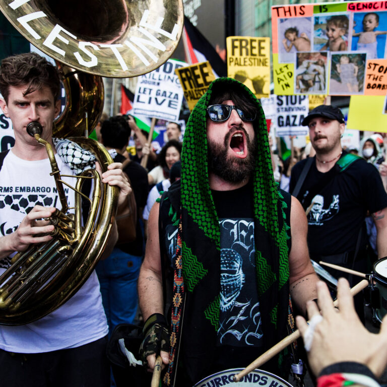 Hundreds Protest in NYC During Netanyahu’s U.N. Speech.