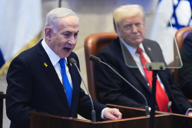 Celebrating a hard-won ceasefire, Trump pushes for 'lasting harmony' in the Middle East