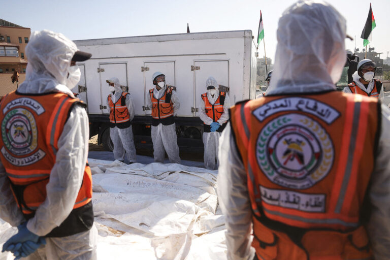 In Gaza, a mass burial offers little closure and new questions
