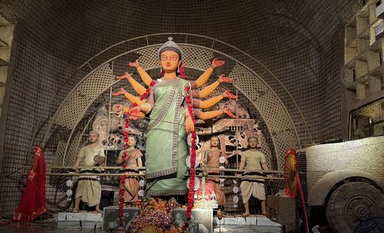 India’s Durga Puja, where worship meets social change