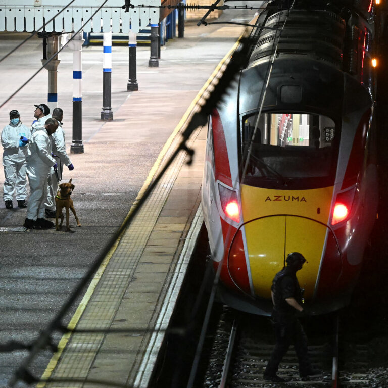 2 Arrested in Britain After Stabbing on Train