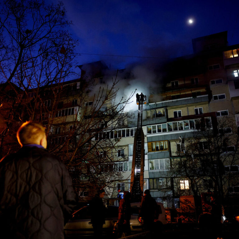 Russia Pummels Kyiv, Trying to Plunge Ukraine Into Darkness