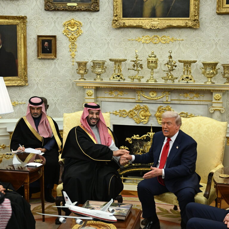 Trump Lauds M.B.S. During White House Visit and Dismisses Khashoggi’s Killing