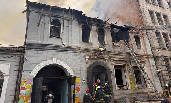 Deadly overnight attack in Ukraine condemned by senior UN officials