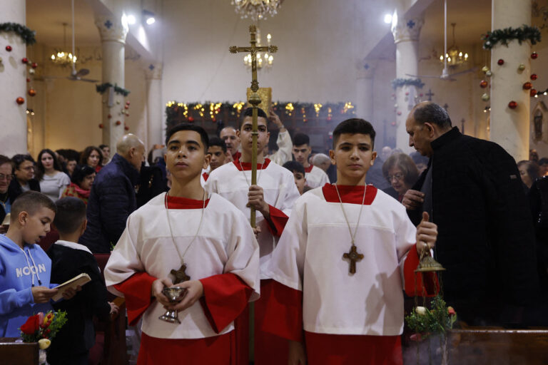 In Gaza, a humble Christmas celebration marks hope for an end to suffering