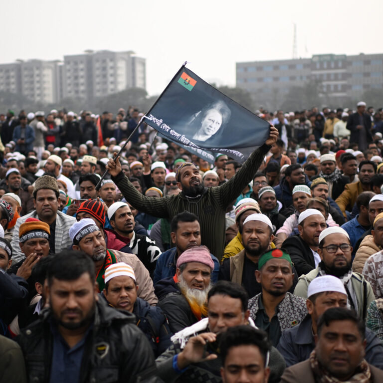 Bangladeshis Pay Last Respects to Former Leader in Tense Capital