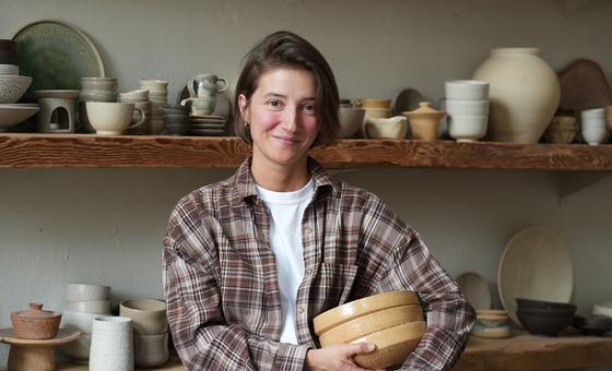 Crimean Tatar artist moulds new path through clay in wartime Ukraine