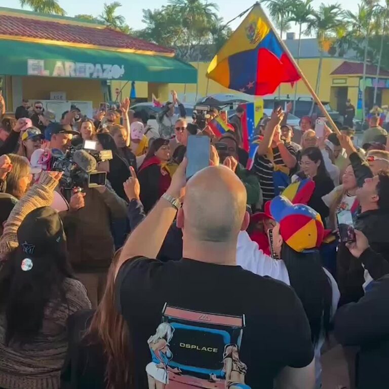 In South Florida, Venezuelans Revel in Maduro’s Capture