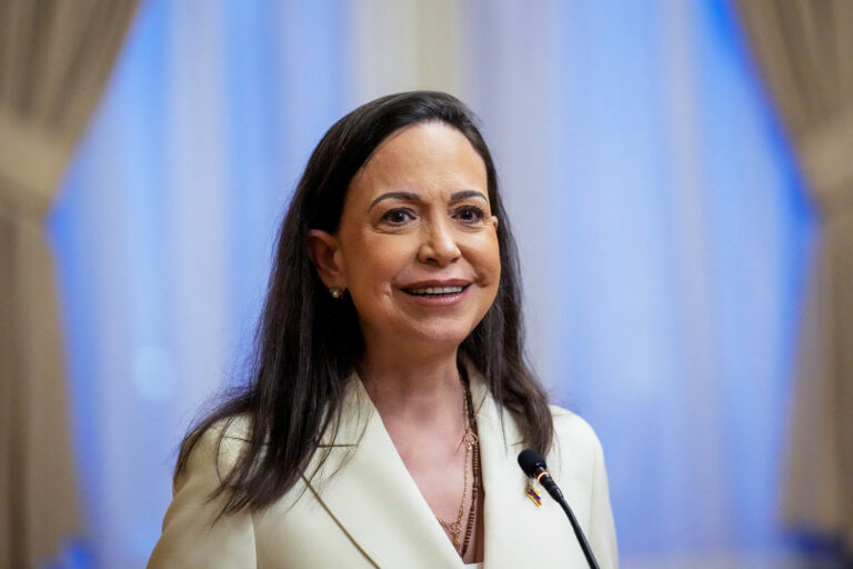 Venezuela's opposition leader visits the White House with her country's future, and Nobel prize, at stake