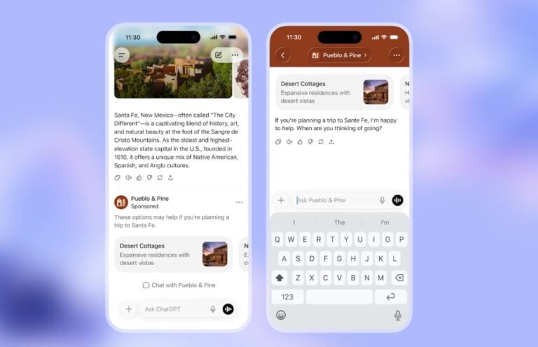 ChatGPT incluirá anuncios “en las próximas semanas” y anuncia un nuevo plan de pago