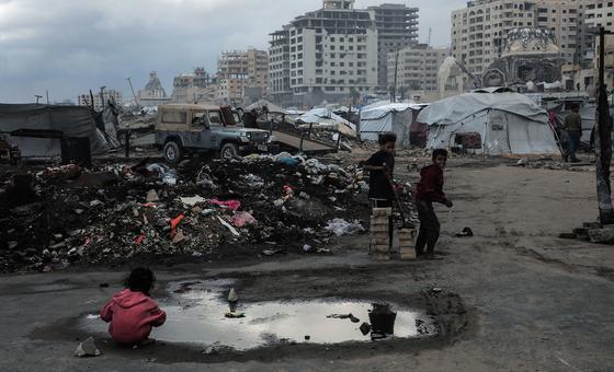 Winter storms upended thousands in Gaza