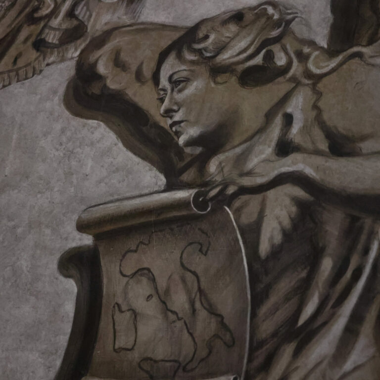 Uproar Over Meloni’s Face Painted on an Angel in a Church in Rome