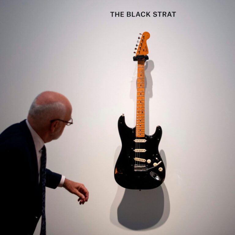Pink Floyd Guitar Is Sold for a Record $14.55 Million