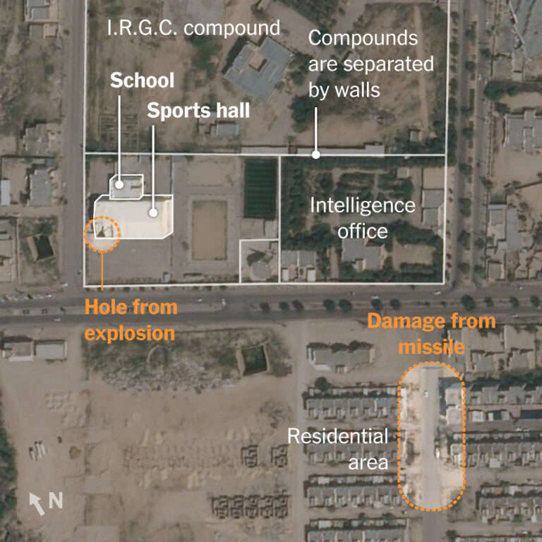 New U.S. Missile Hit Iranian Sports Hall and School, Analysis Shows