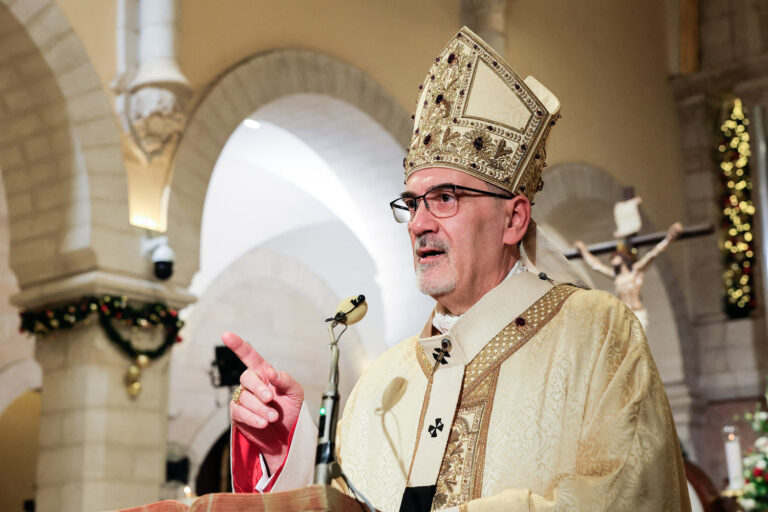 Israeli police block Catholic figures from Palm Sunday Mass at Jerusalem's Holy Sepulchre