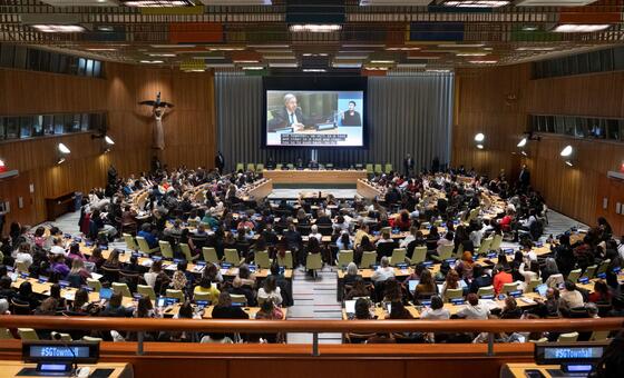 ‘You are the foundation-shakers’: UN chief answers tough questions at townhall with women’s civil society groups