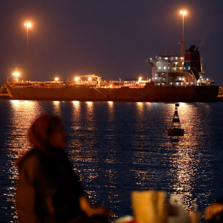 Only two ships passed through the Strait of Hormuz on Friday.