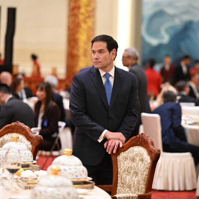 Sanctioned by China, Rubio Enjoys a Trip to Beijing