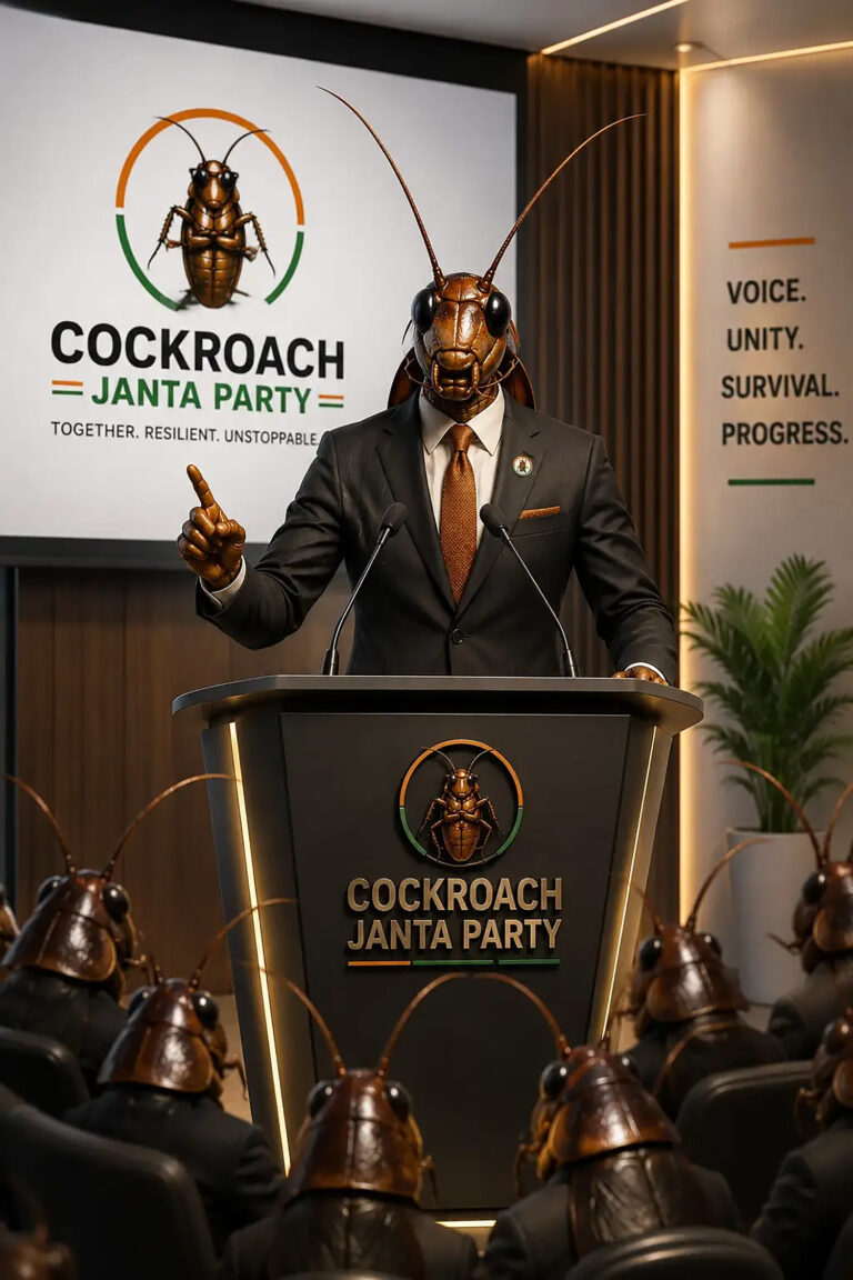 India’s ‘Cockroach Janata Party’ began as a joke. Then millions joined in.