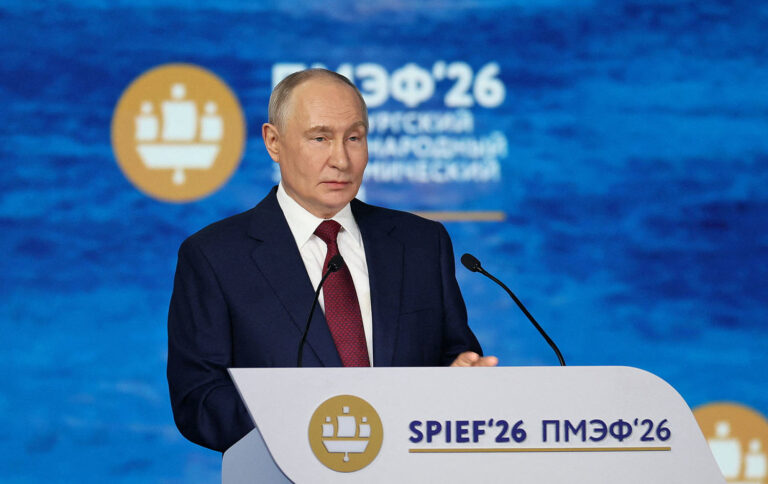 Putin faces Ukrainian drone threat and stagnating economy at ‘Russian Davos’