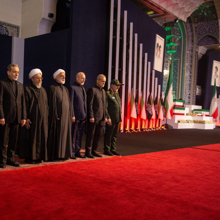 Momentary Unity at a Funeral Masks Deep Divisions Among Iran’s Leaders