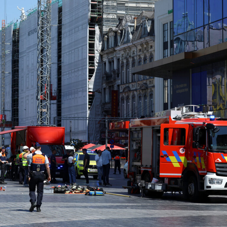 Six Dead in an Elevator After Fire in Central Brussels