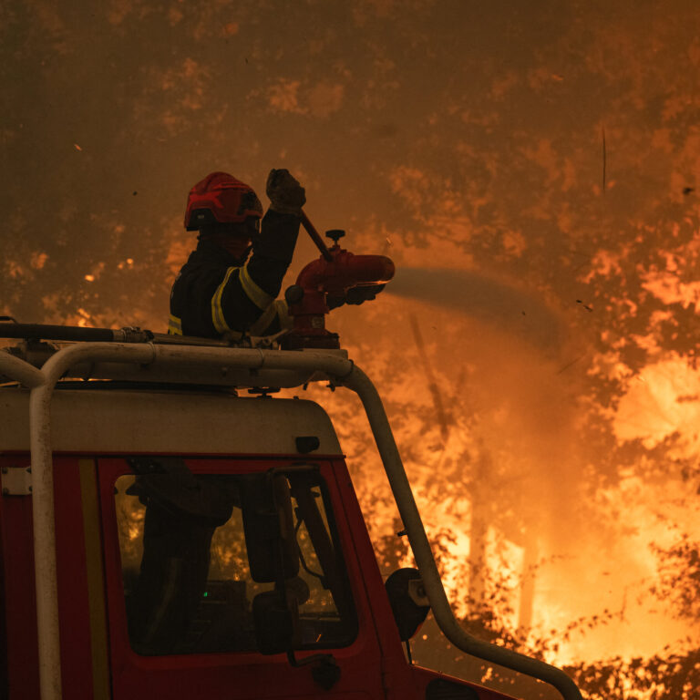 Hundreds of Thousands Flee Fires in France and Spain as Help Pours In