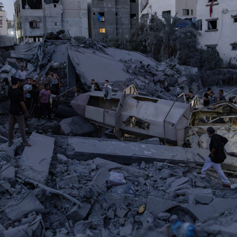 Israel Strikes Mosque in Gaza City